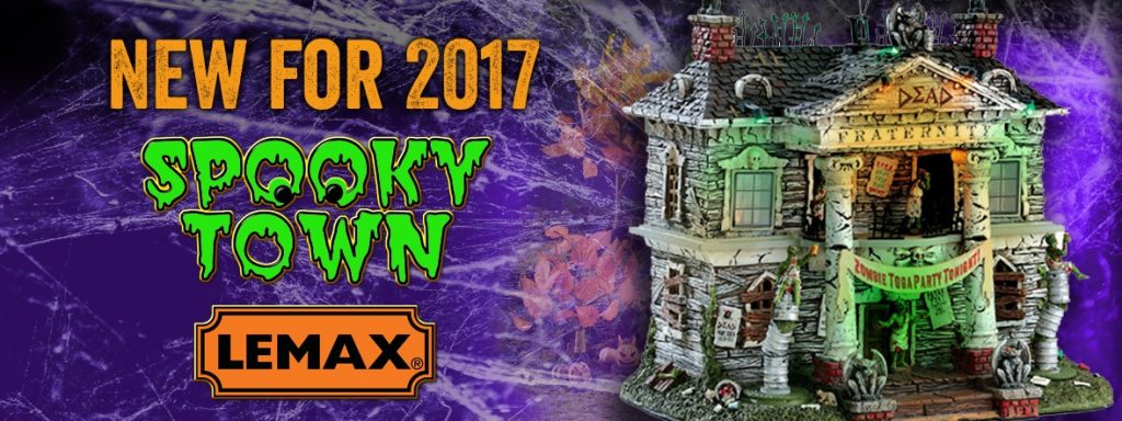 New 2017 Lemax Spooky Town Collection