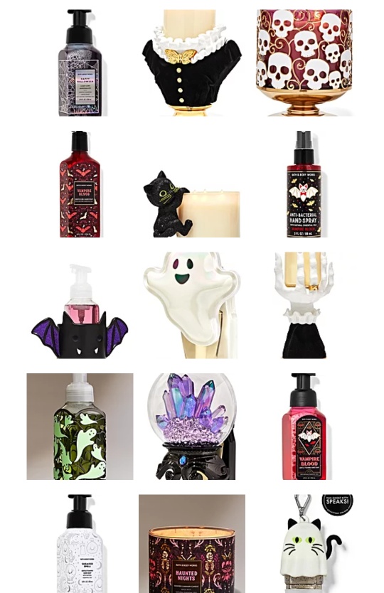 2021 Halloween now available at Bath and Body Works